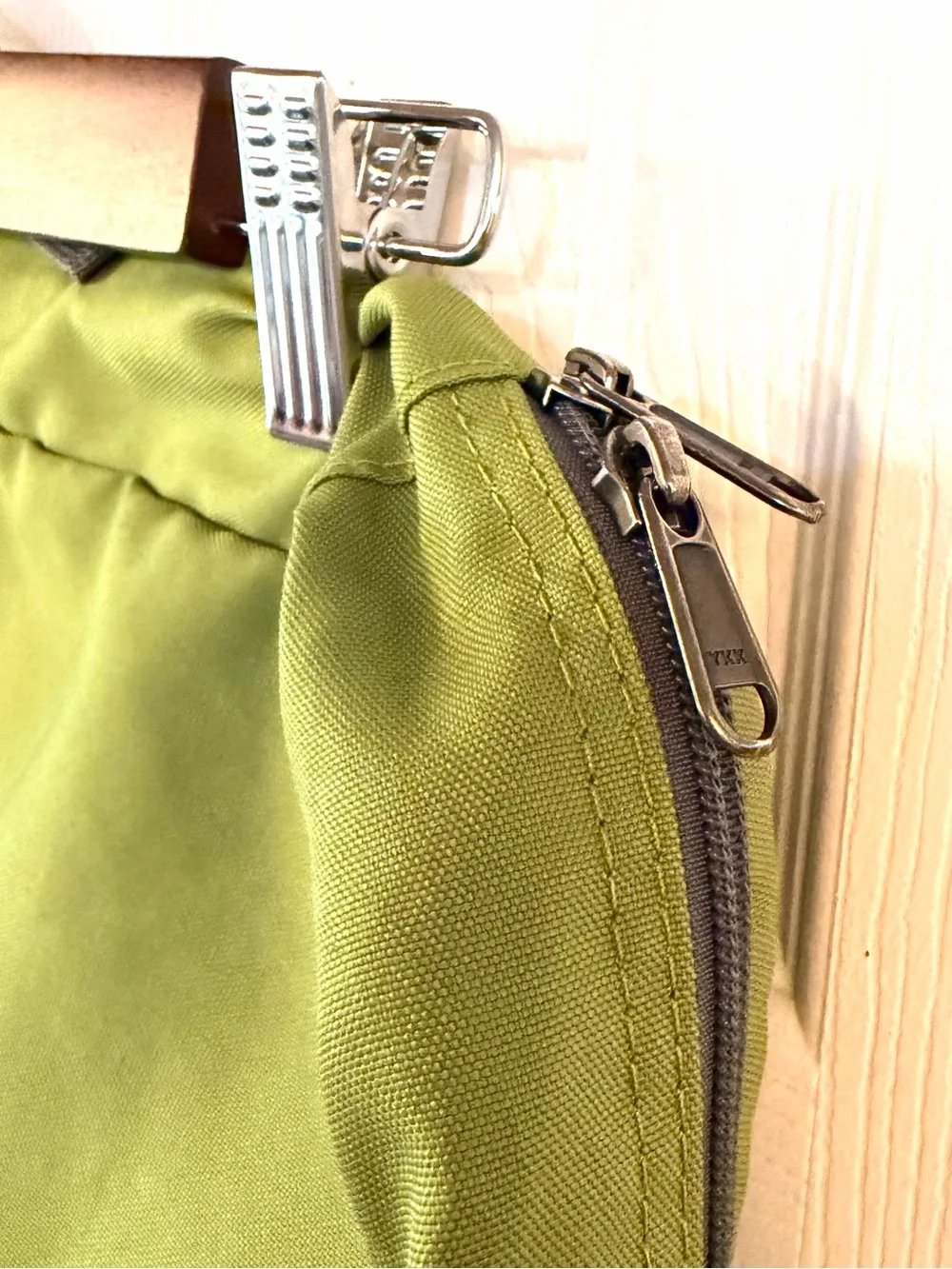 Unisex Lime Green Travel Packing Cube with Mesh Panel